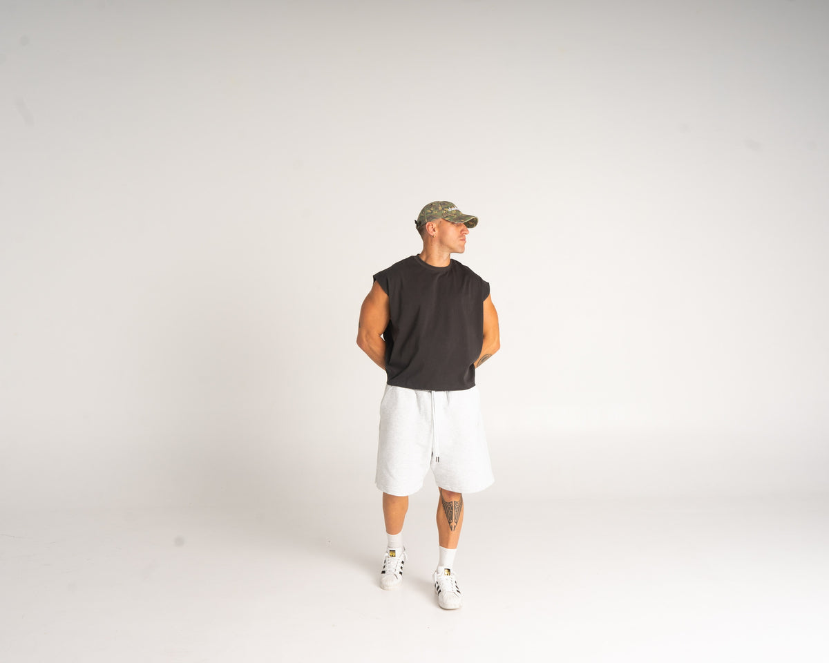 Muscle Tee - Charcoal