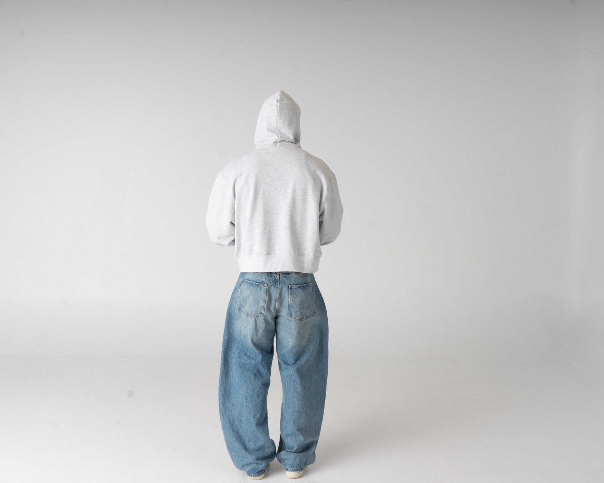 Lounge Zipped Hoodie - LIGHT GREY