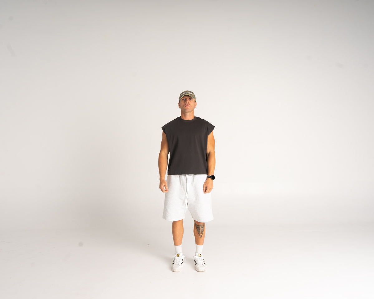 Muscle Tee - Charcoal