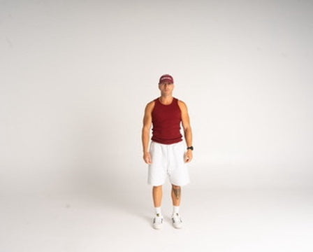 Ribbed Tank - Red