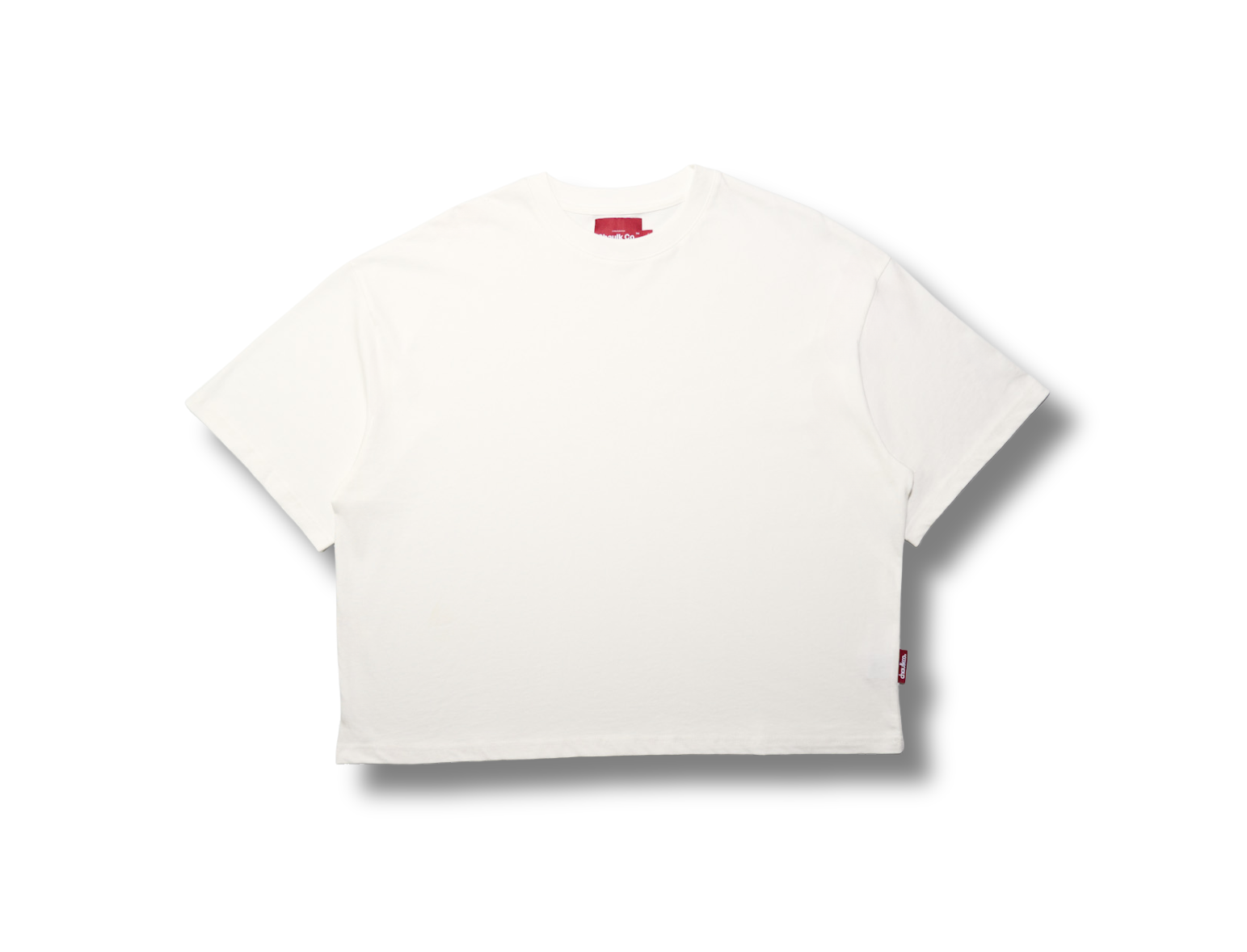 Cropped Tee - White