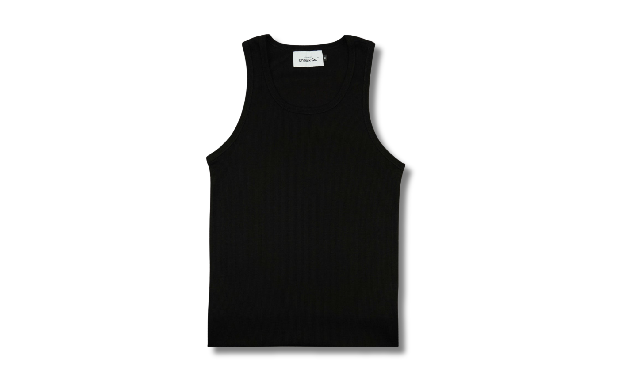 Ribbed Tank - Black