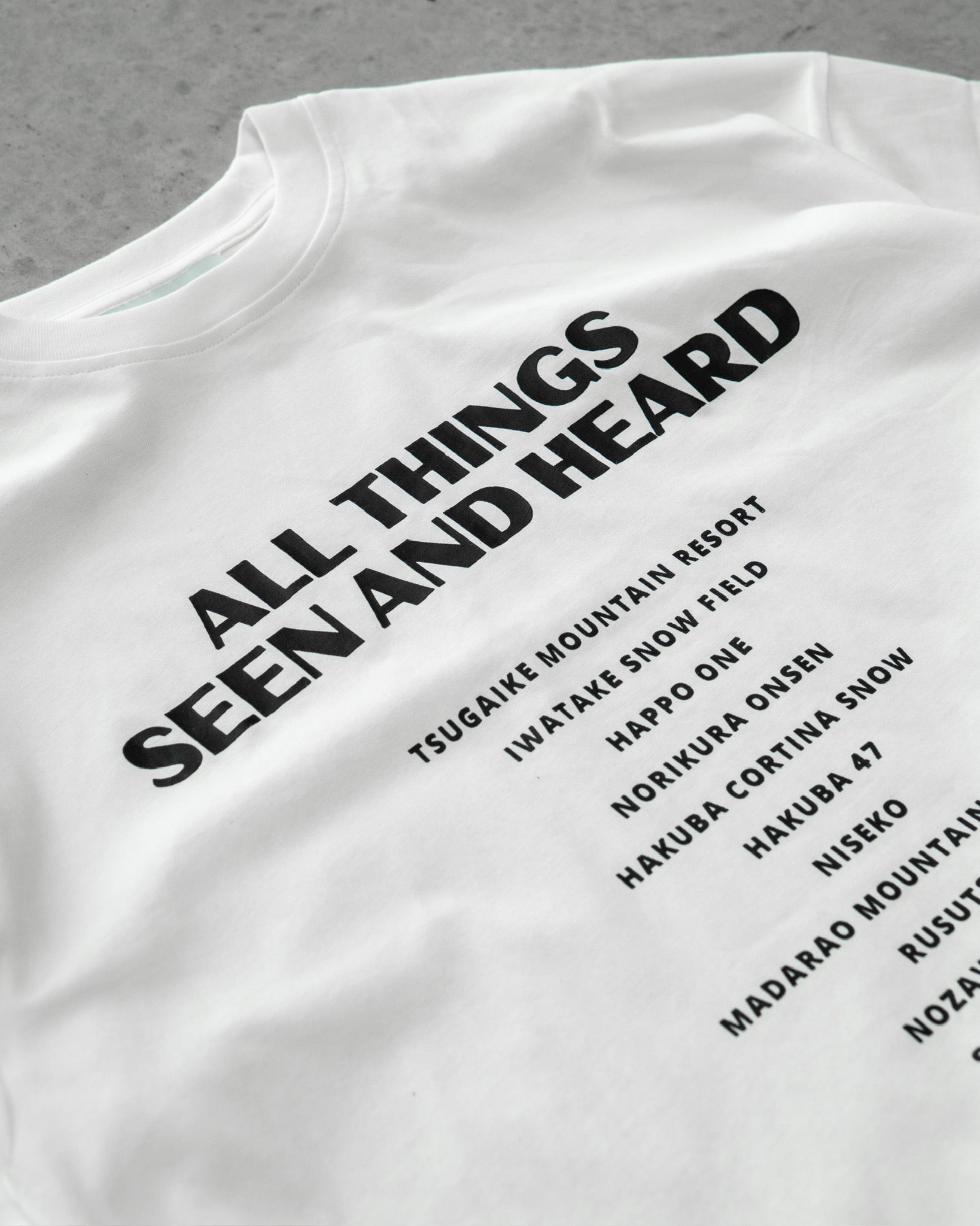 All Things Seen - White/Black