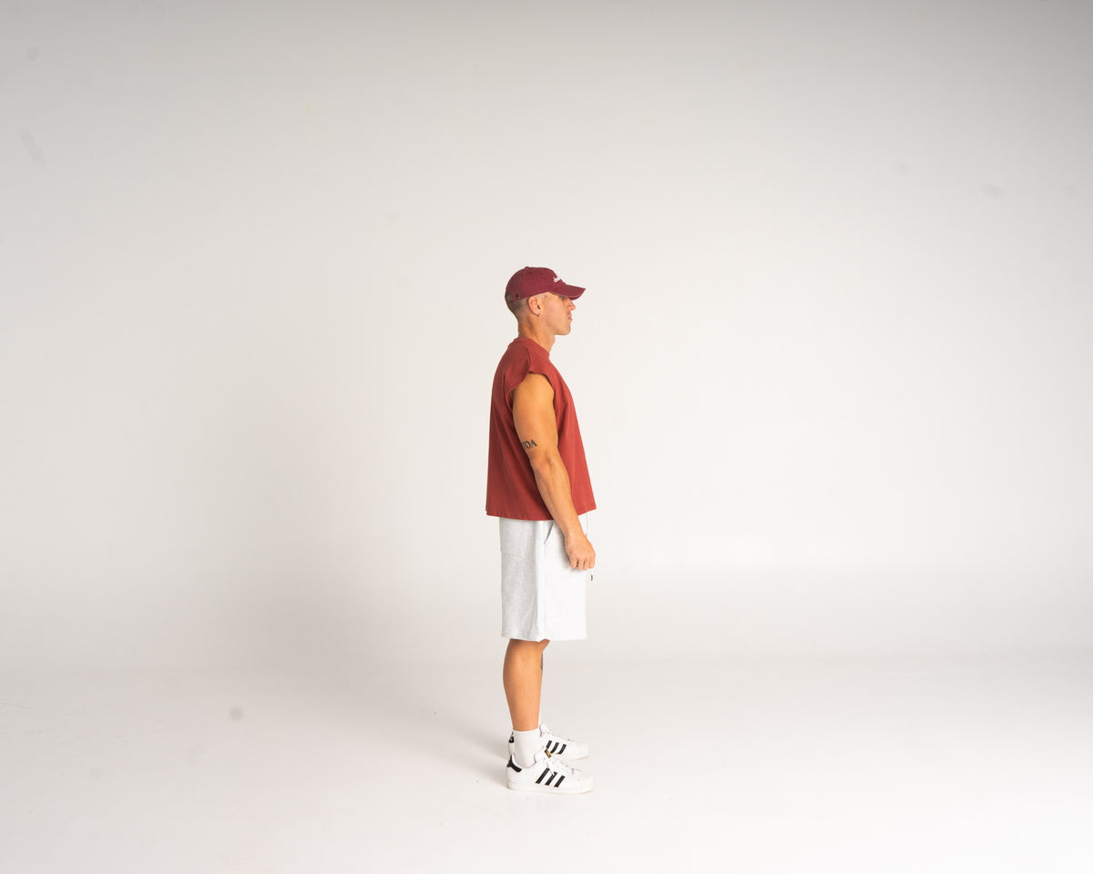 Muscle Tee - Red