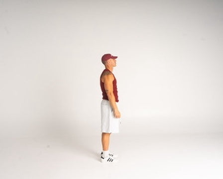 Ribbed Tank - Red