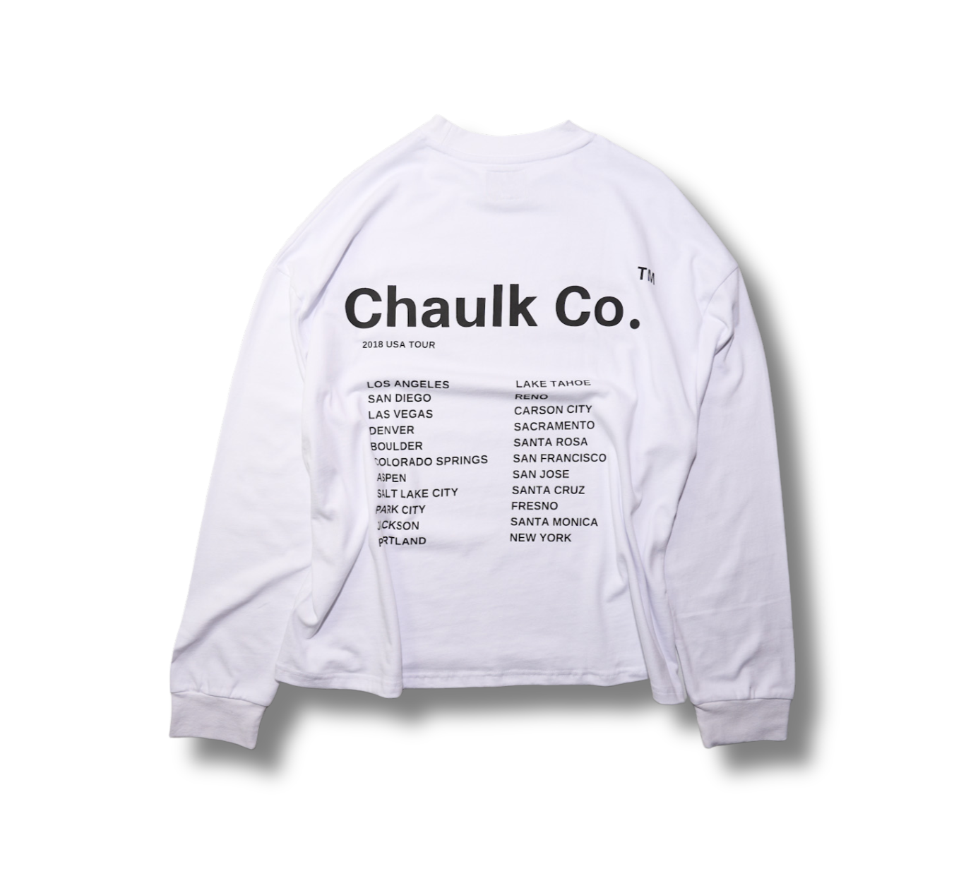 USA Tour White - Long Sleeve