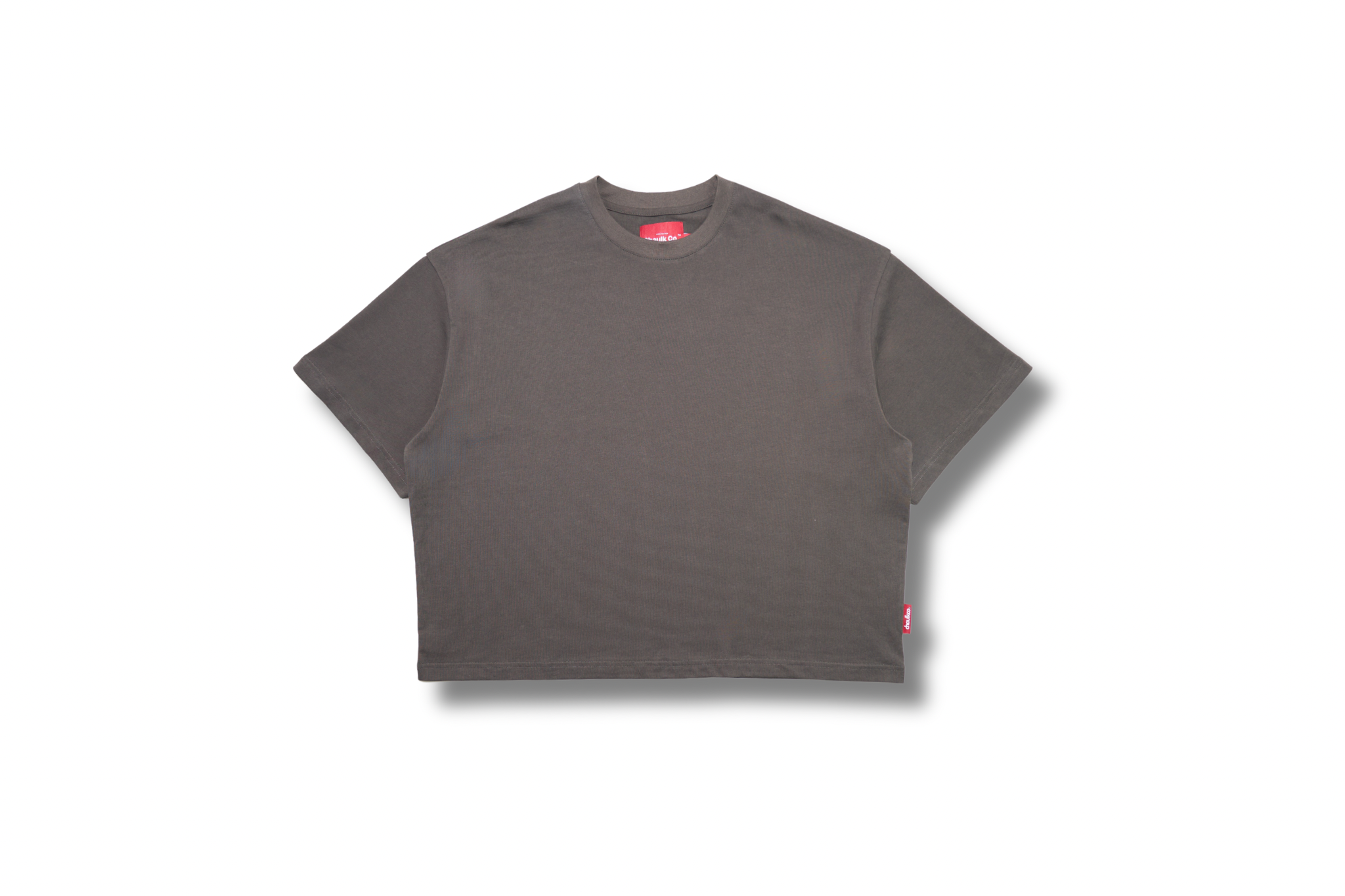 Cropped Tee - Charcoal