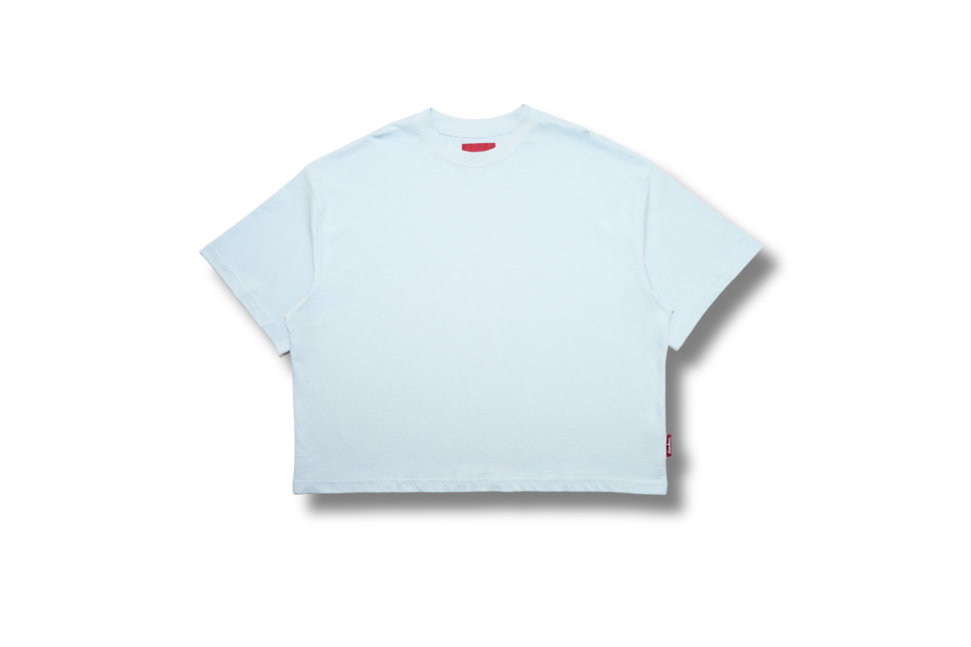 Cropped Tee - Sky Blue