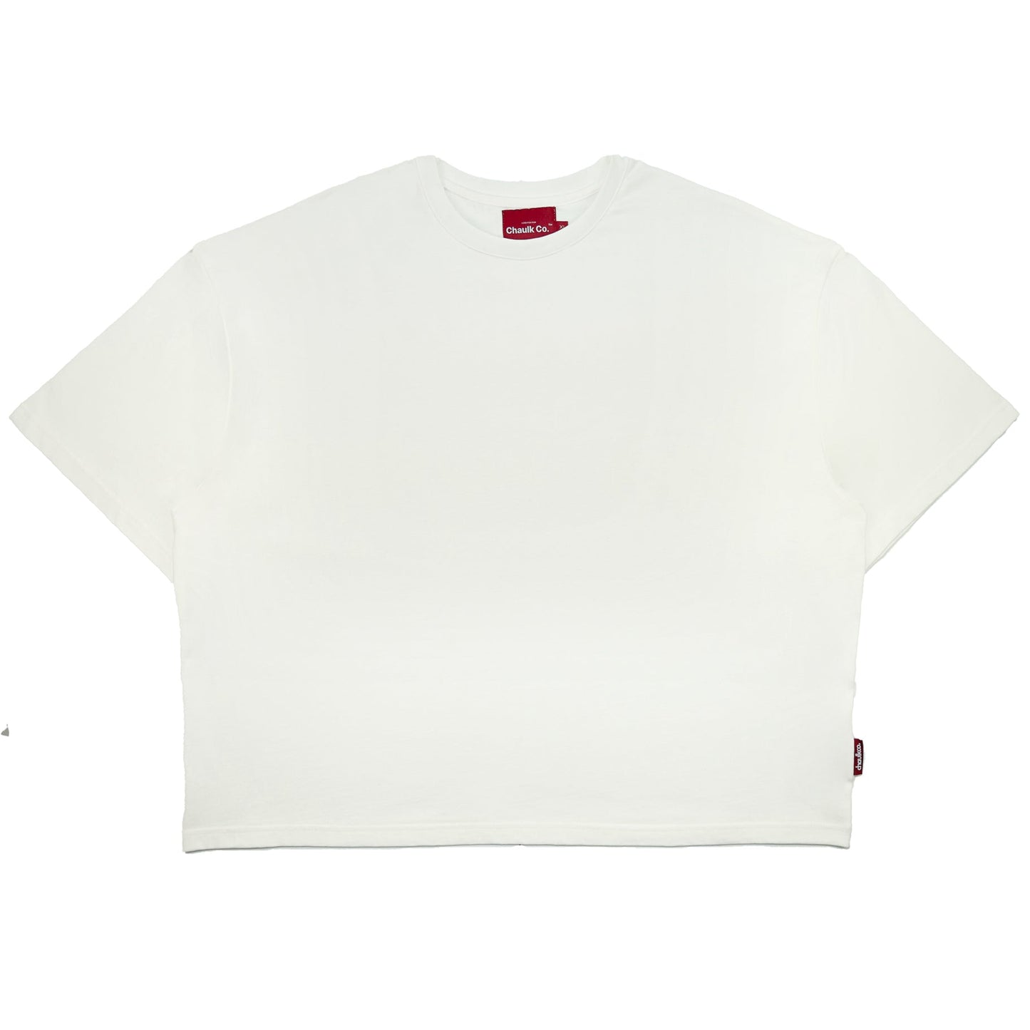 Cropped Tee - White