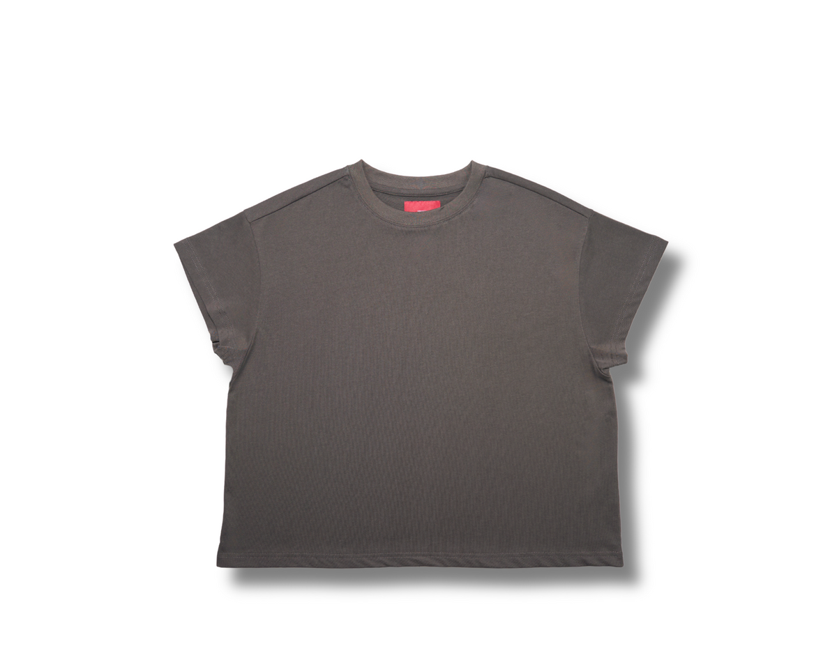 Baby Tee - Charcoal