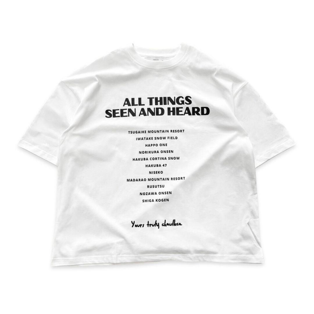 All Things Seen - White/ Black