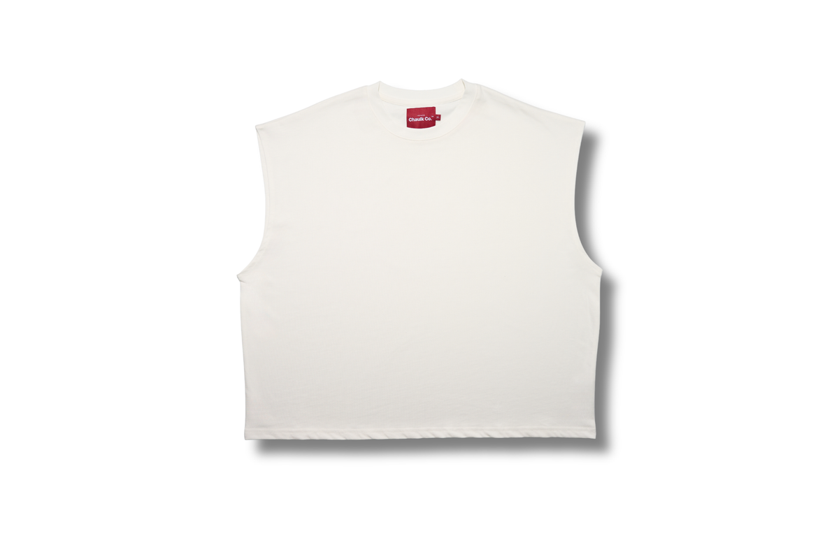 Muscle Tee - White