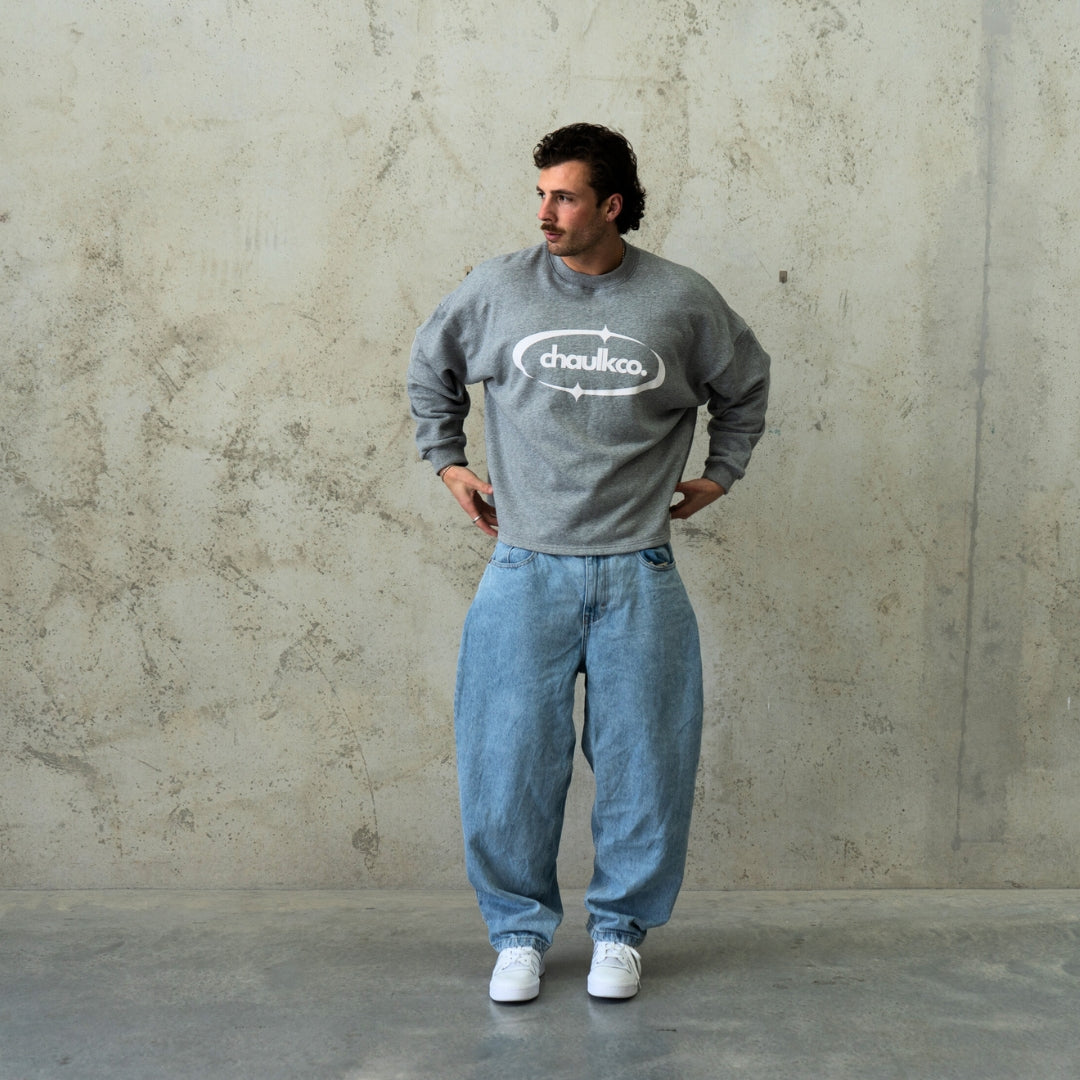 Signature Crewneck - Washed Grey