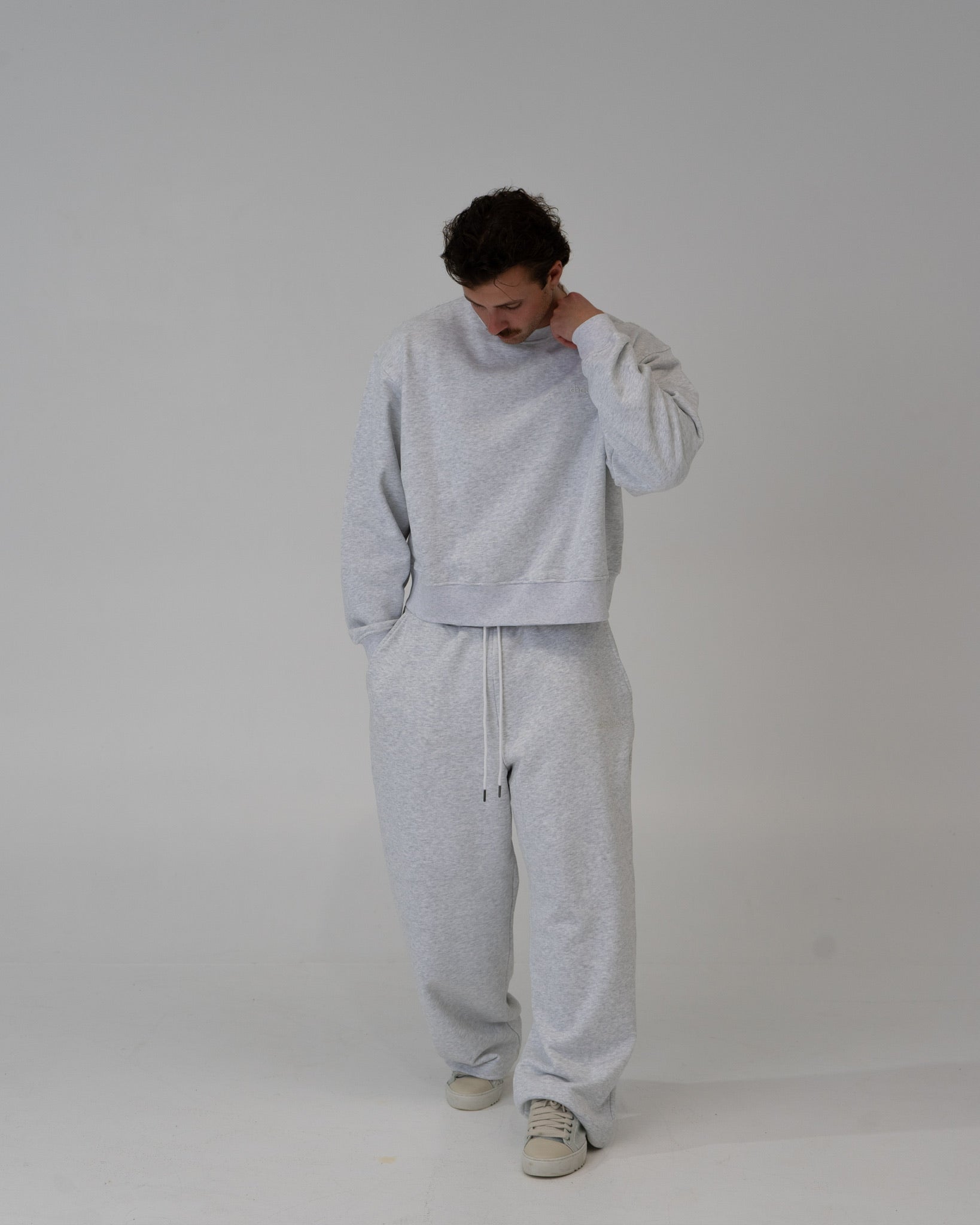 Lounge Crewneck - LIGHT GREY