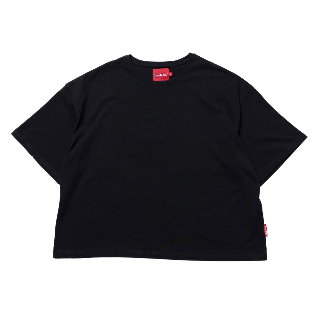 Cropped Tee - Black