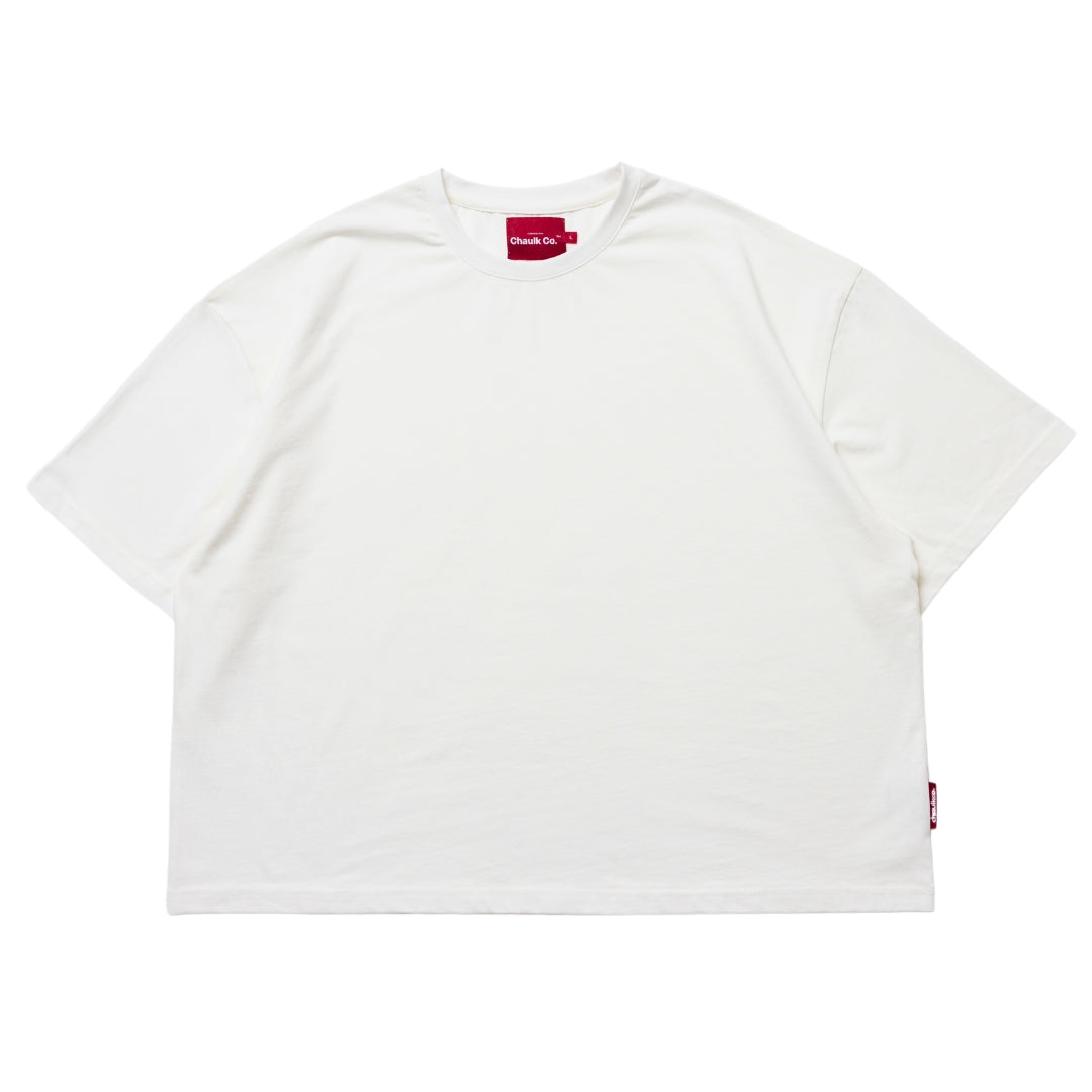 Cropped Tee - White