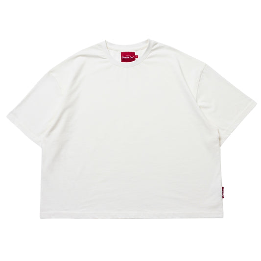 Cropped Tee - White