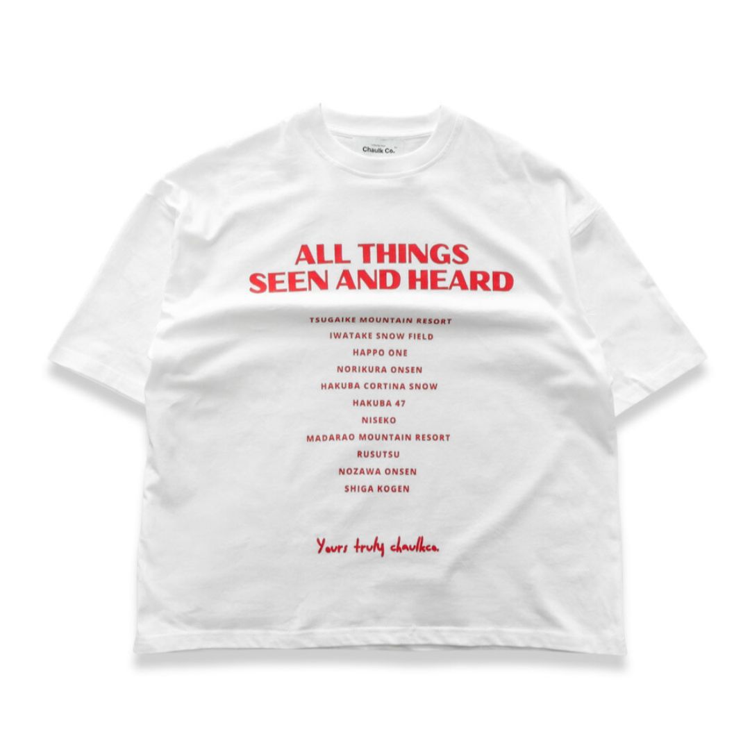 All Things Seen - White/Red