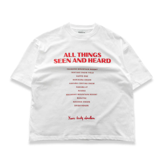 All Things Seen - White/Red