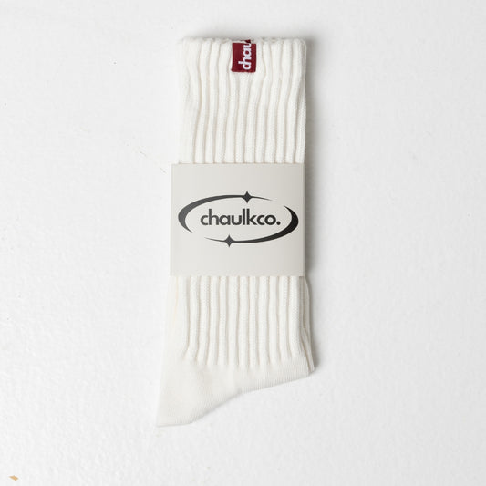 Signature Socks - White/Red