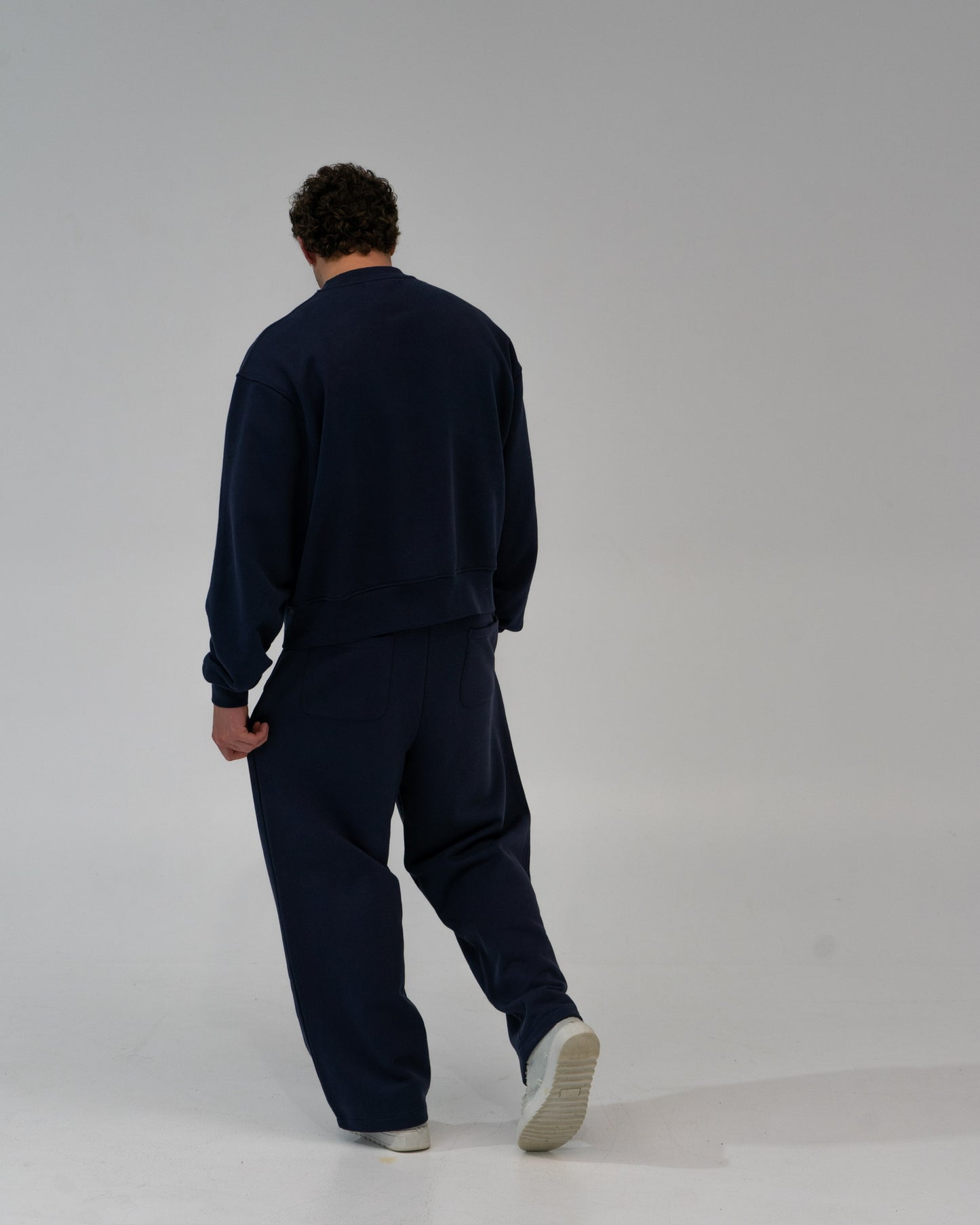 Lounge Track Pant Straight Leg - NAVY