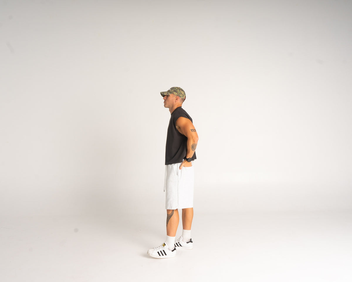 Muscle Tee - Charcoal