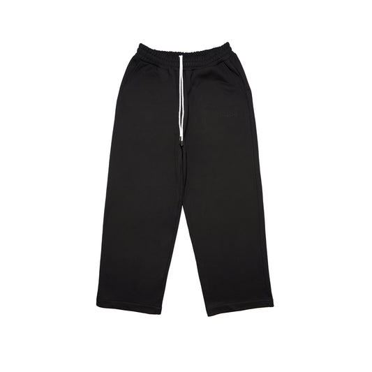 Lounge Track Pant Straight Leg  - BLACK