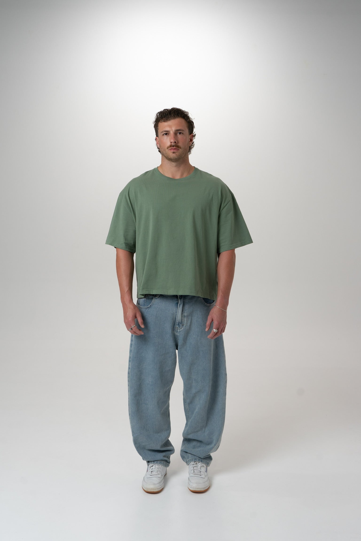 Cropped Tee - Fern