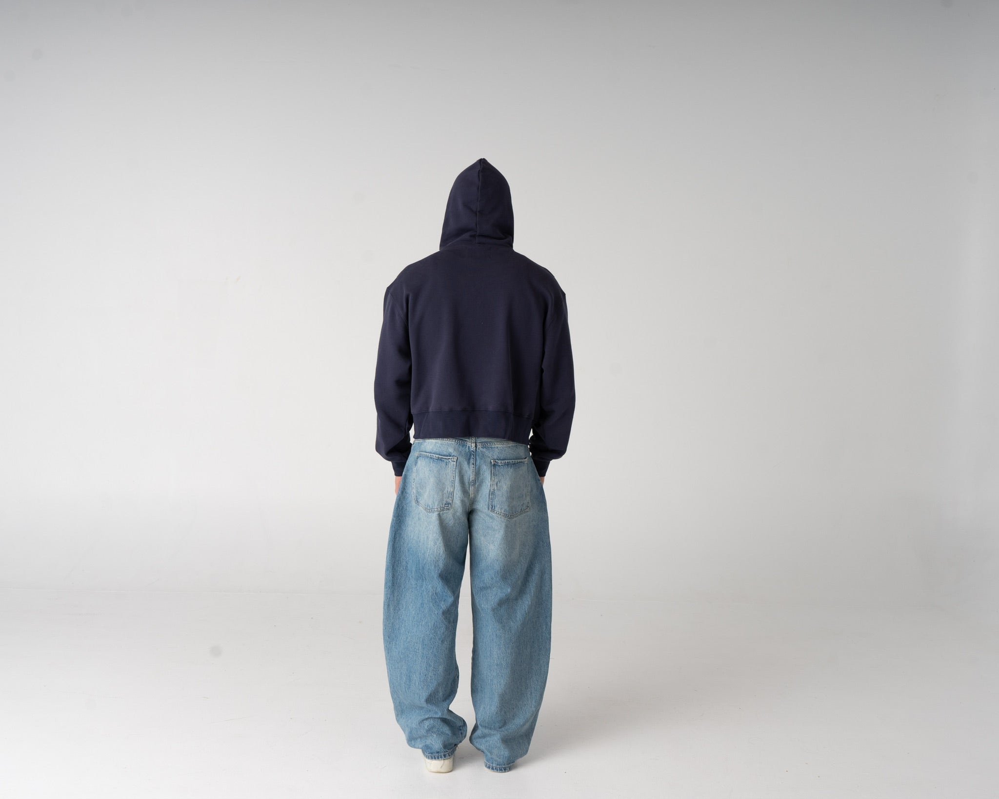 Lounge Zipped Hoodie - NAVY