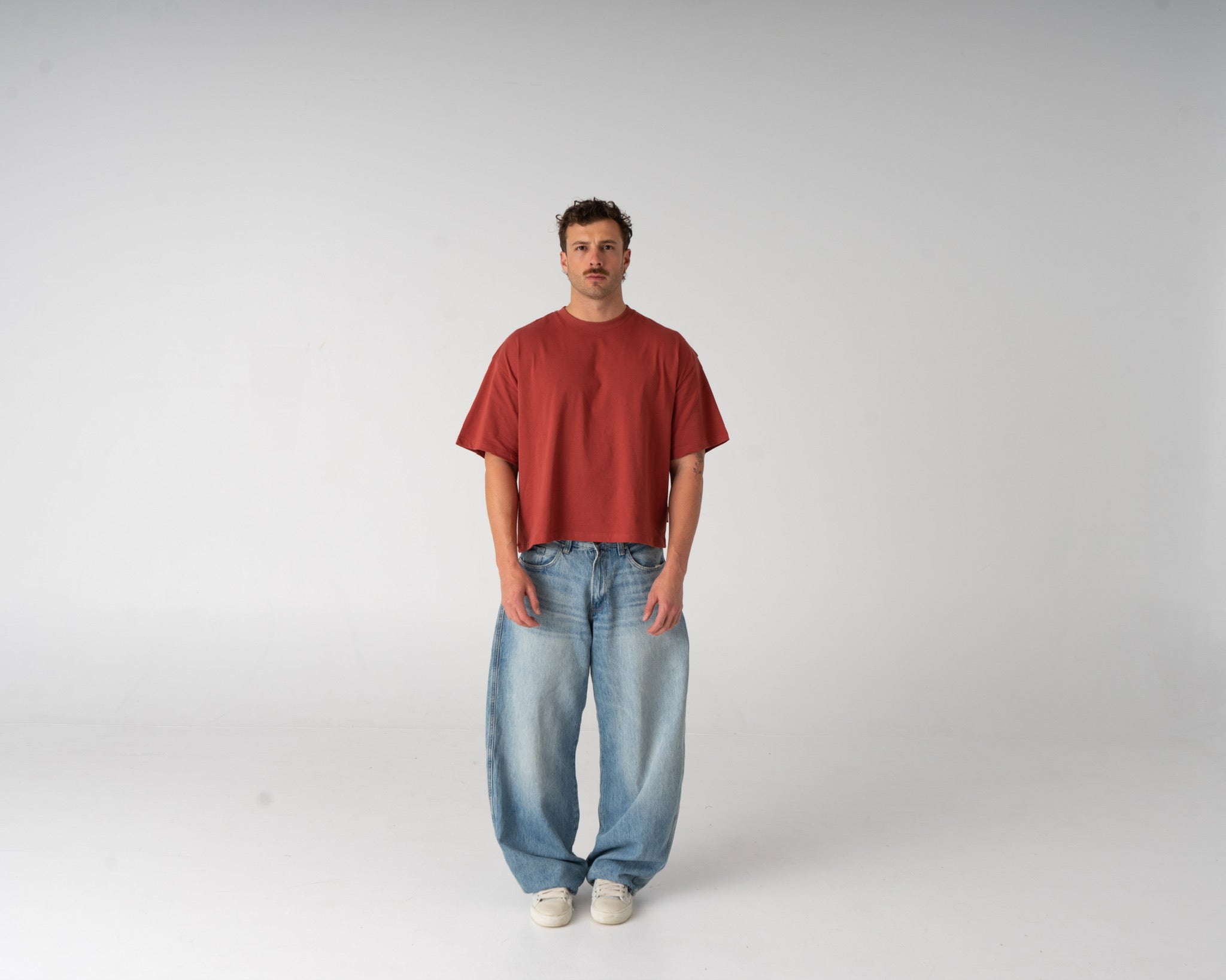 Cropped Tee - Red
