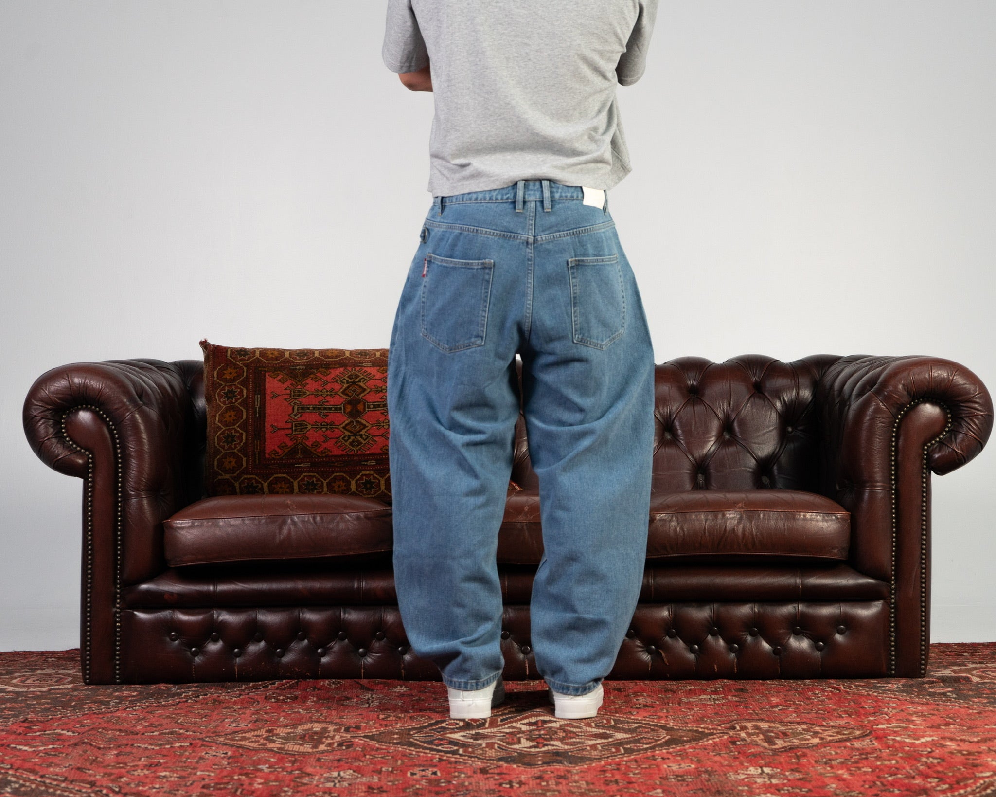 Wide Leg Jeans - Dark Blue
