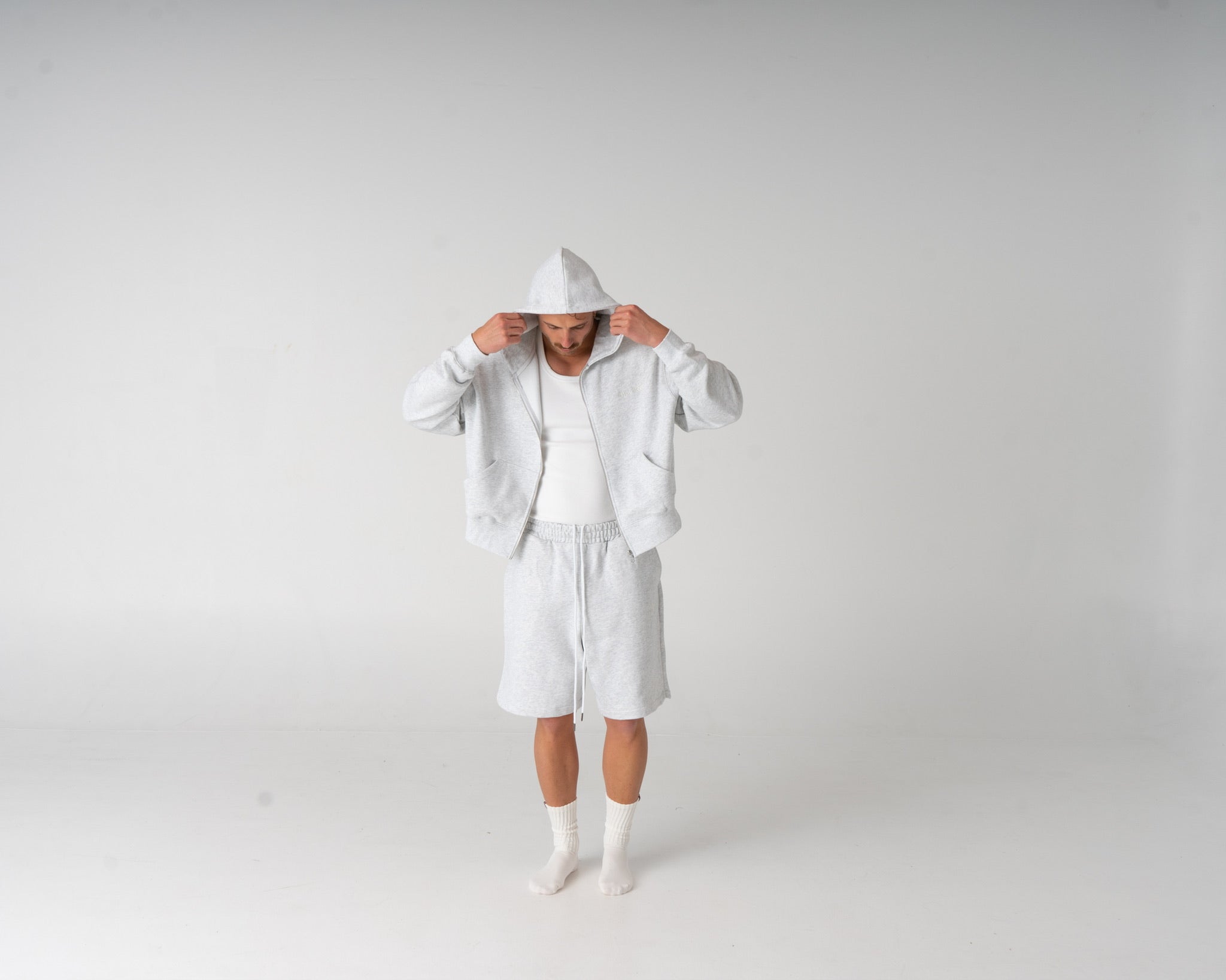Lounge Shorts - LIGHT GREY