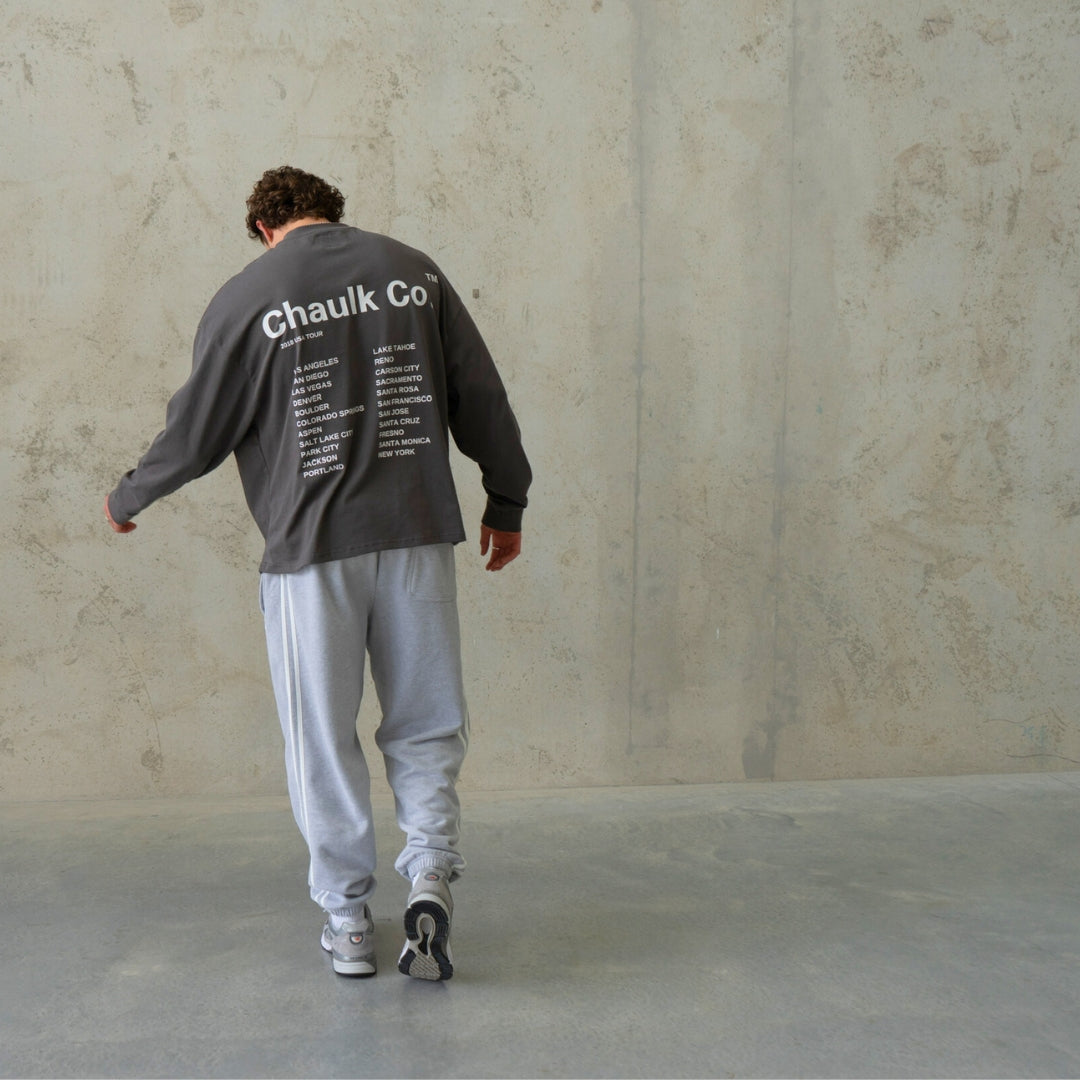 USA Tour Charcoal - Long Sleeve