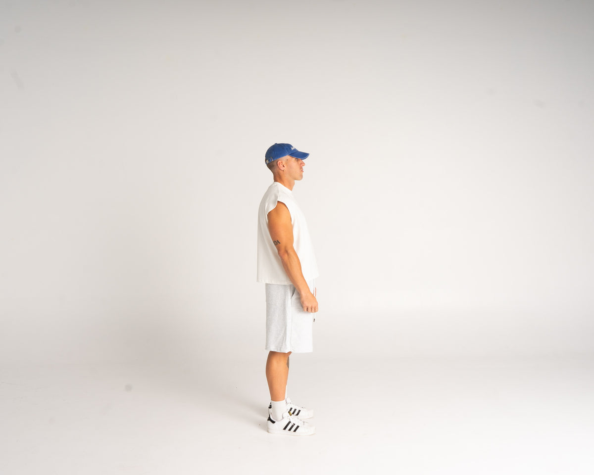 Muscle Tee - White