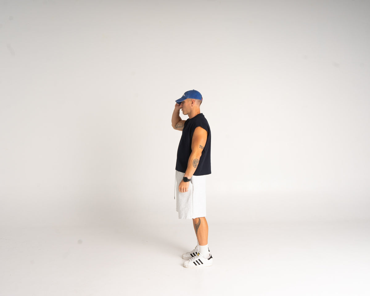Muscle Tee - Navy