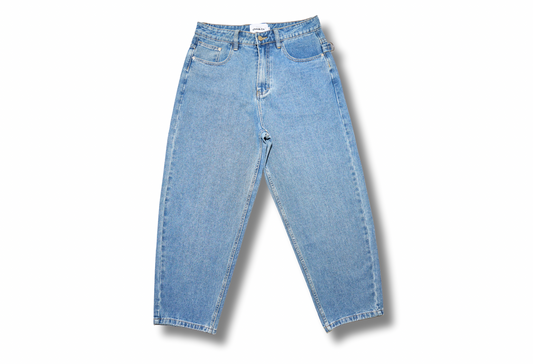 Wide Leg Jeans - Dark Blue