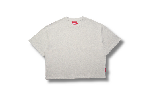 Cropped Tee - Grey