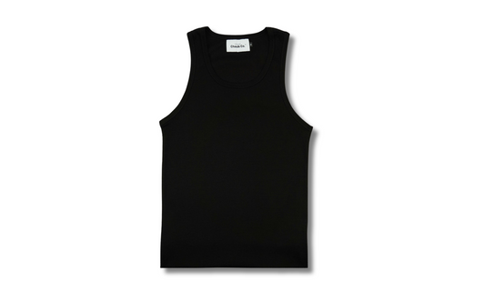 Ribbed Tank - Black