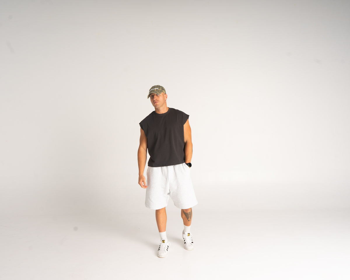 Muscle Tee - Charcoal