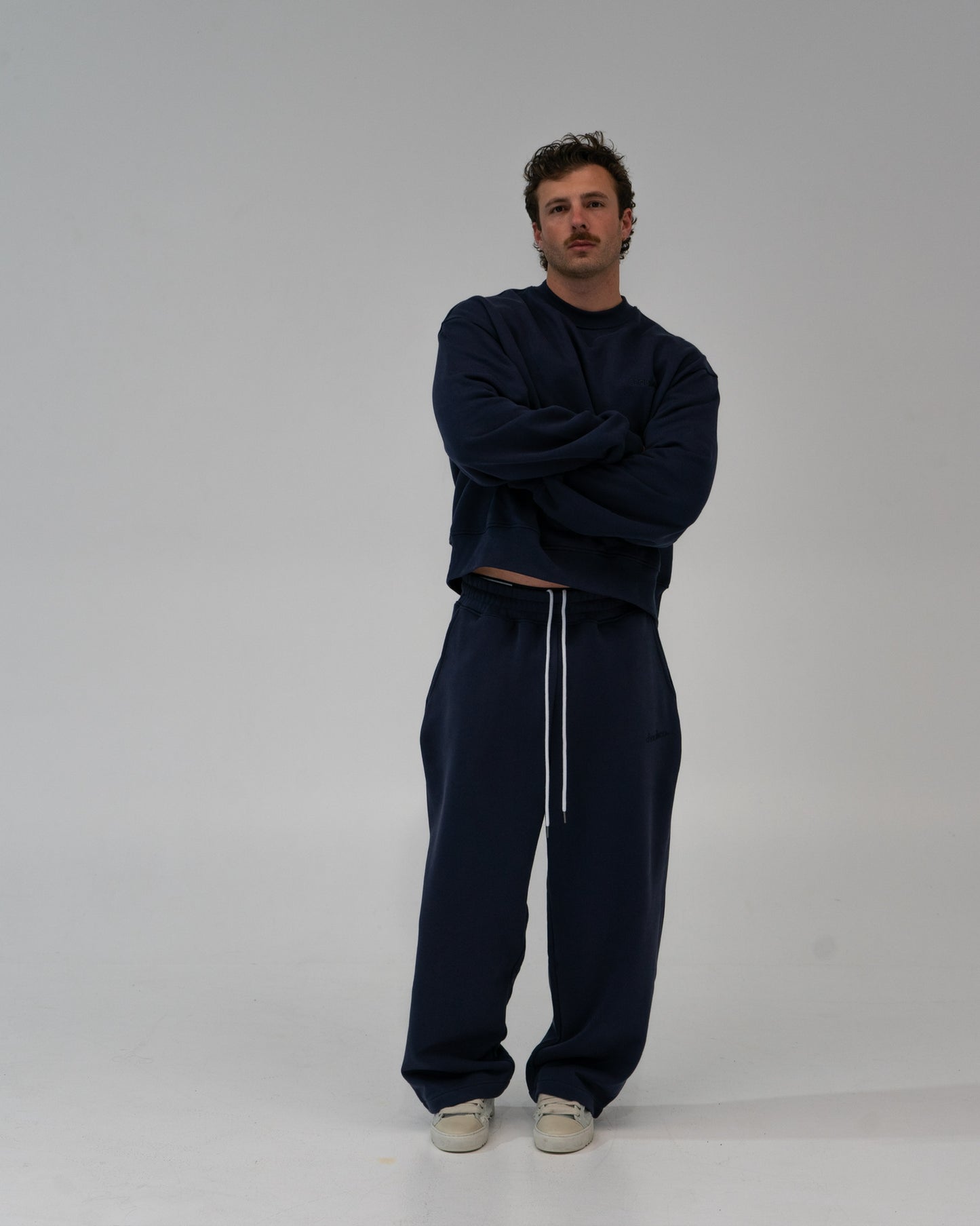 Lounge Track Pant Straight Leg - NAVY