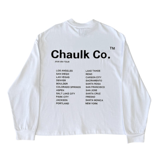 USA Tour White - Long Sleeve