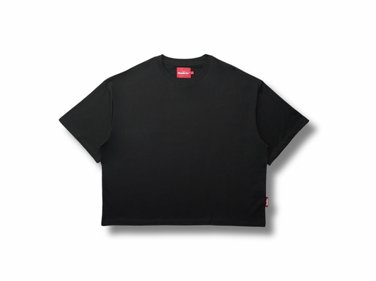 Cropped Tee - Black
