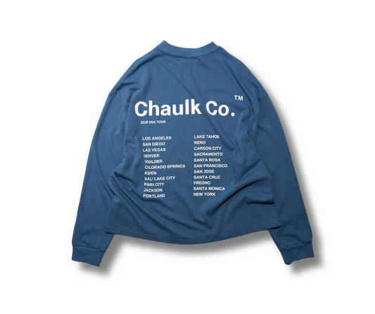 USA Tour Navy Blue - Long Sleeve