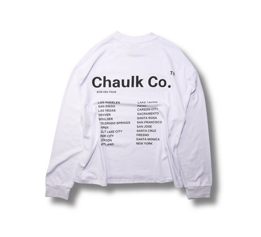 USA Tour White - Long Sleeve