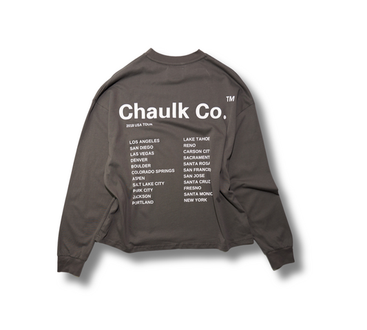 USA Tour Charcoal - Long Sleeve