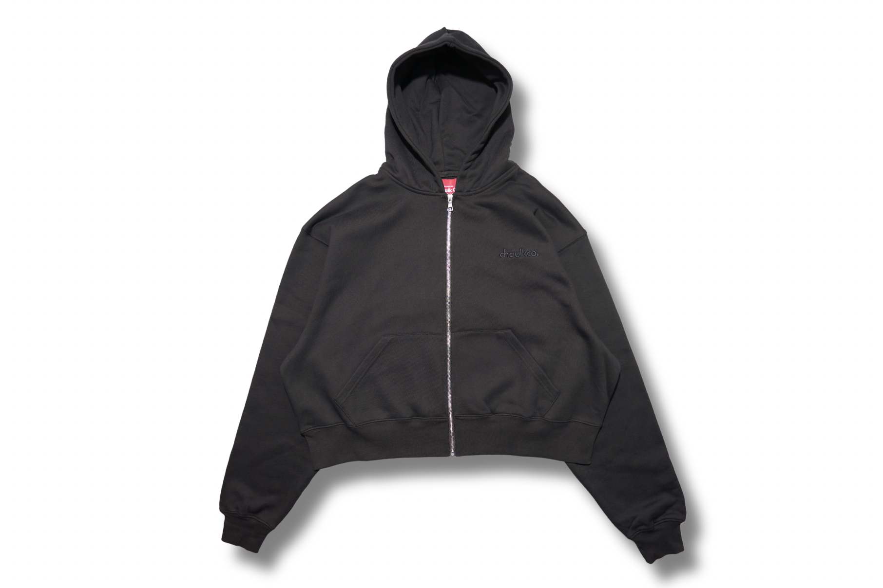 Lounge Zipped Hoodie - BLACK