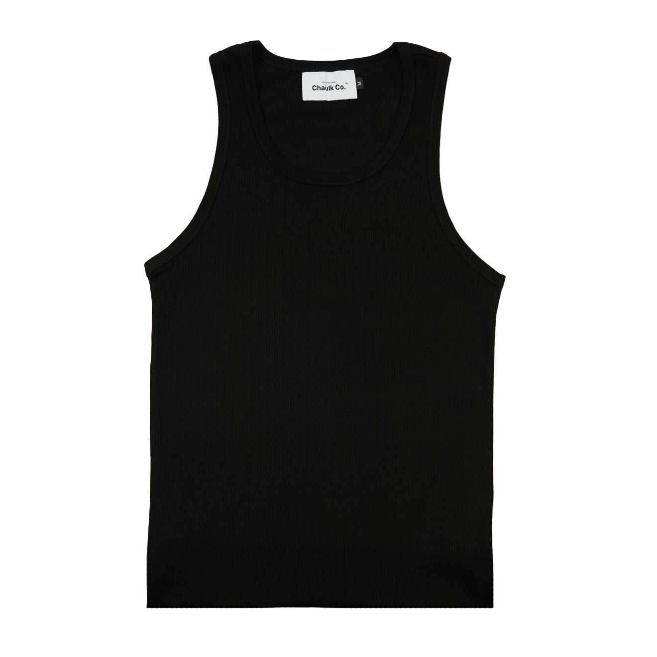 Ribbed Tank - Black